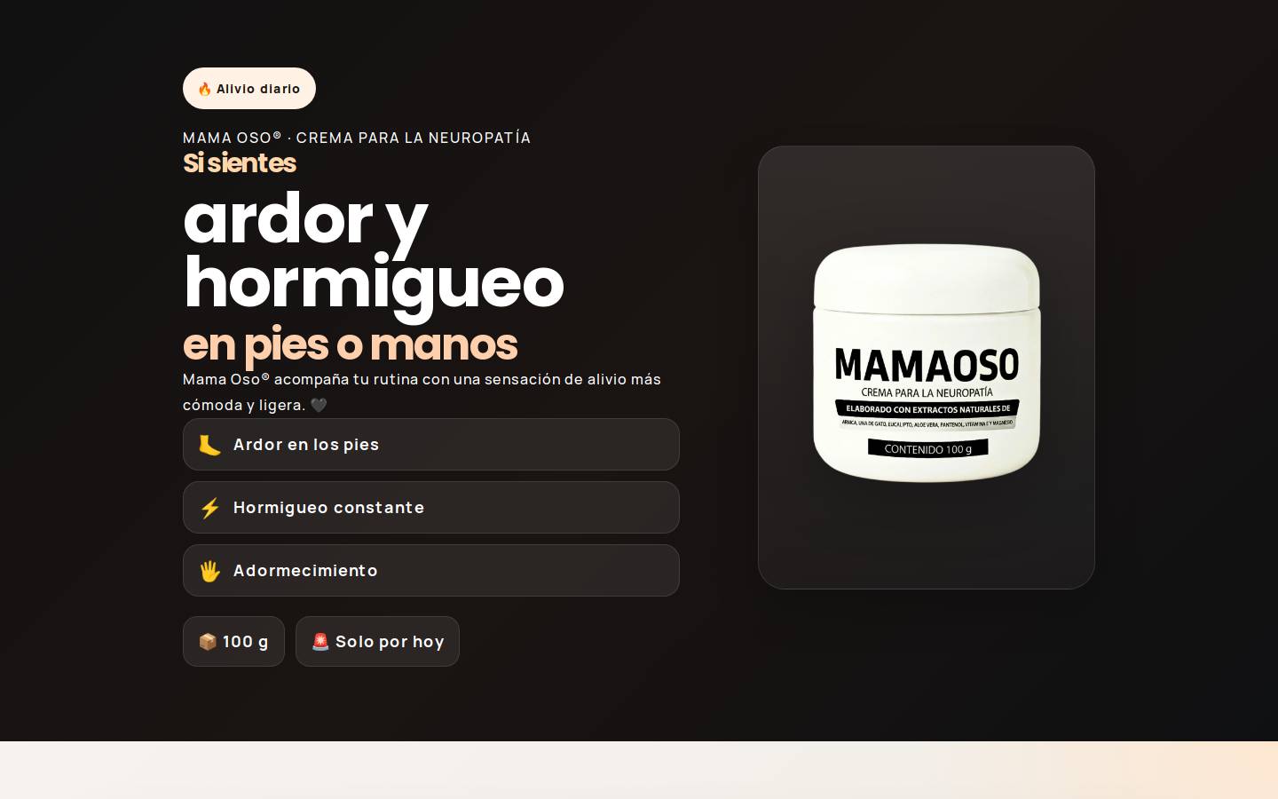 mamaosocrema.com homepage screenshot