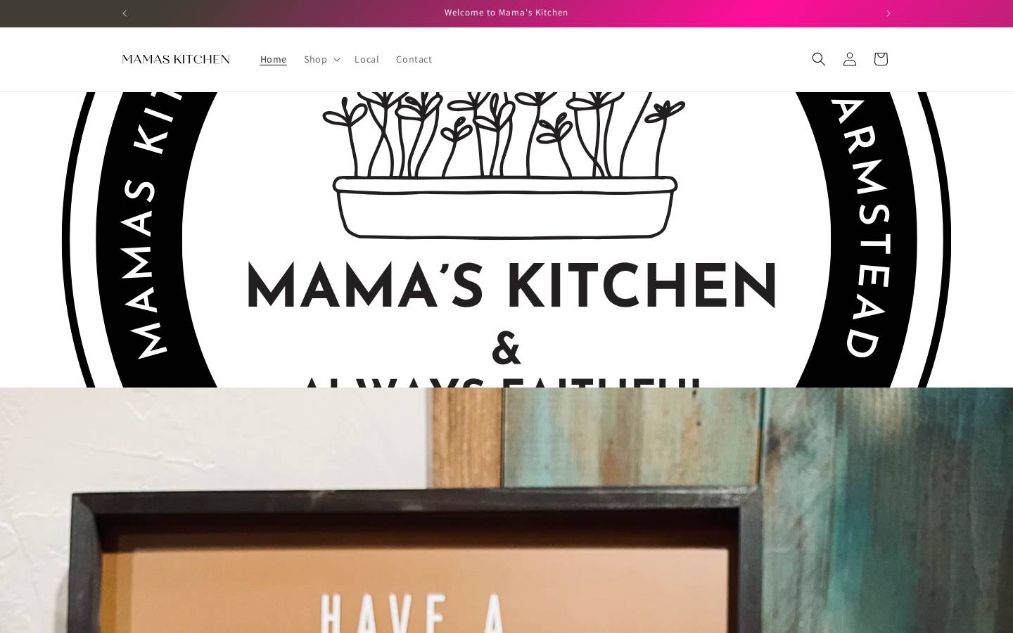mamas-kitchen-tx.com homepage screenshot