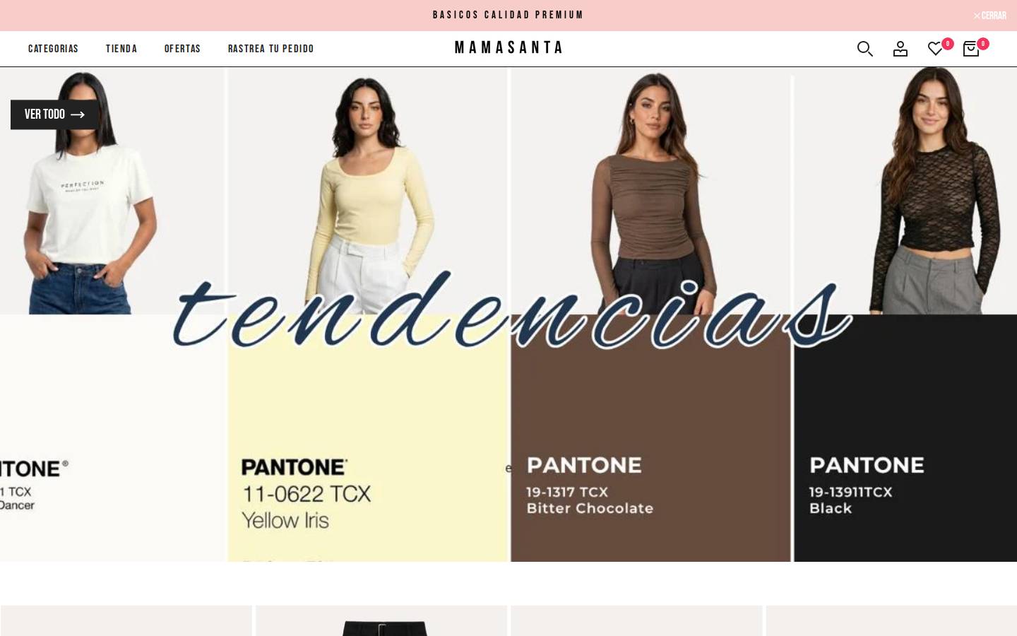 mamasantams.co homepage screenshot