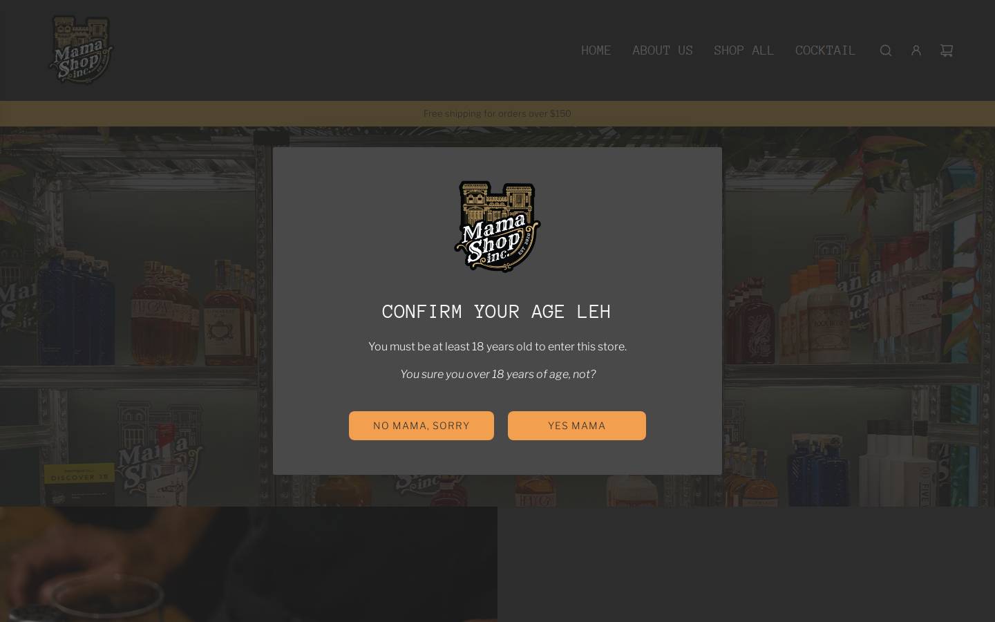 mamashopinc.com homepage screenshot