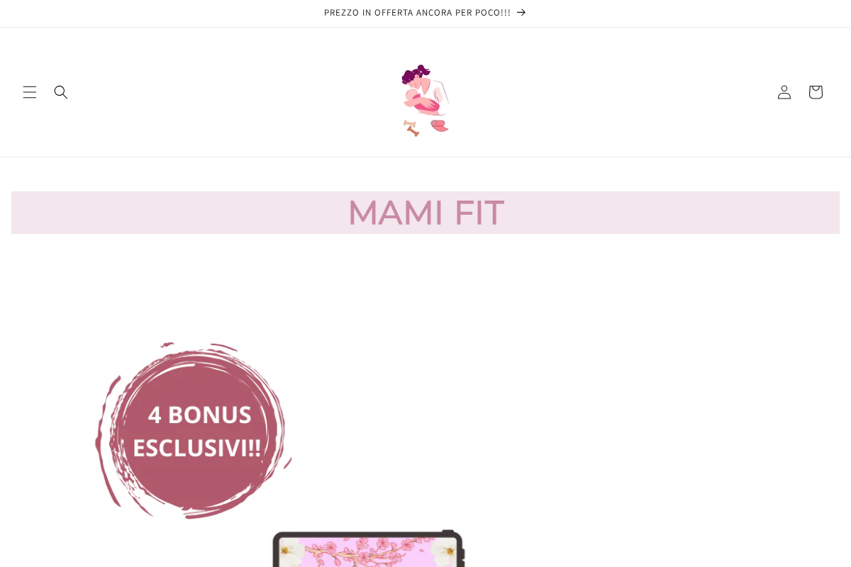 MAMI FIT ✅ homepage screenshot