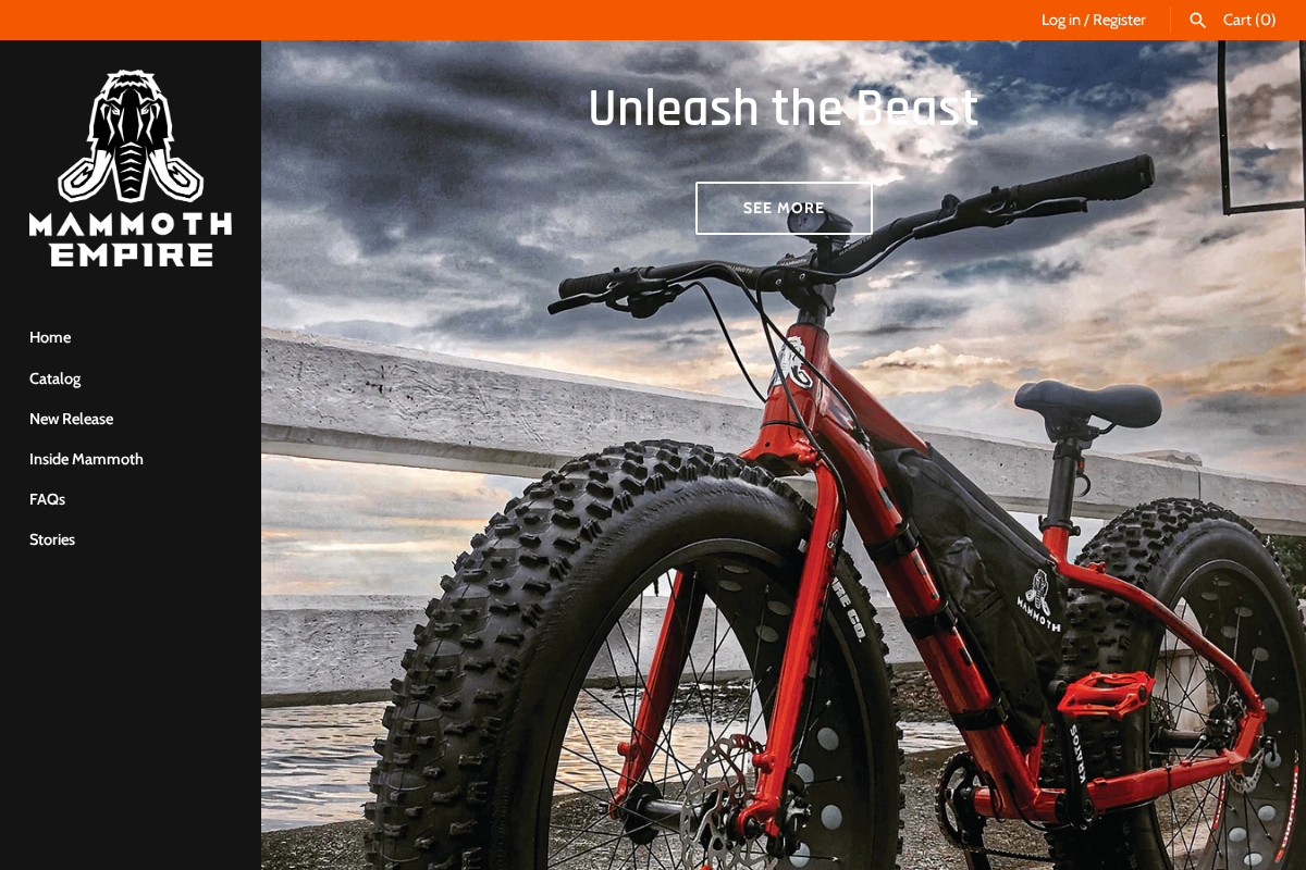 mammothempireph.com homepage screenshot