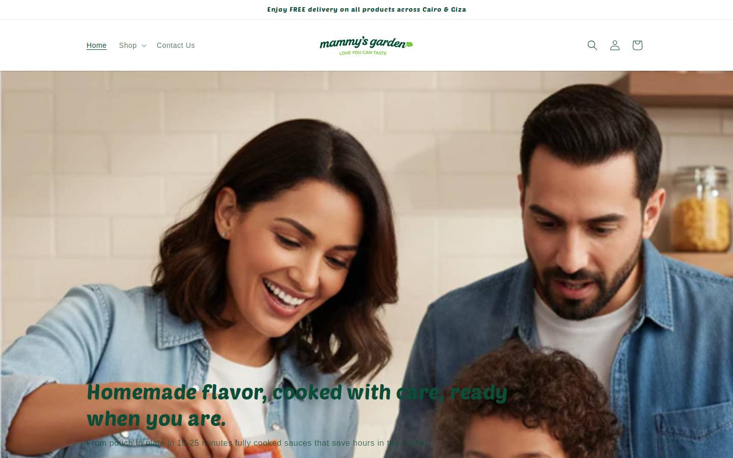 mammysgarden.com homepage screenshot
