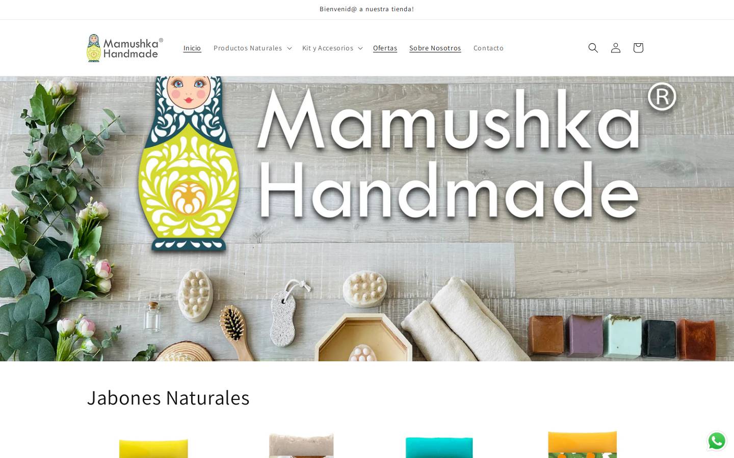 mamushkahandmade.com homepage screenshot