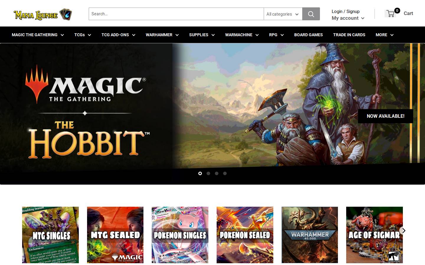manalounge.ca homepage screenshot