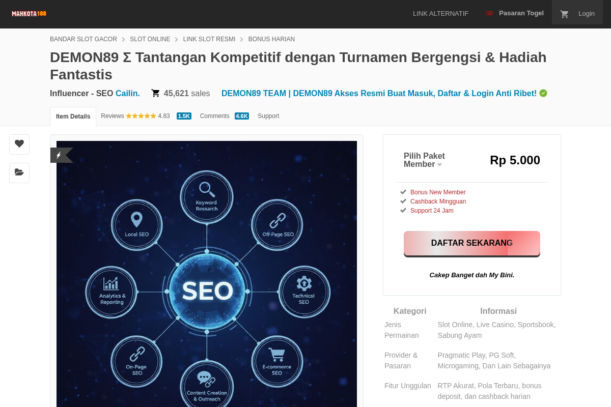 manamarketplace.com homepage screenshot