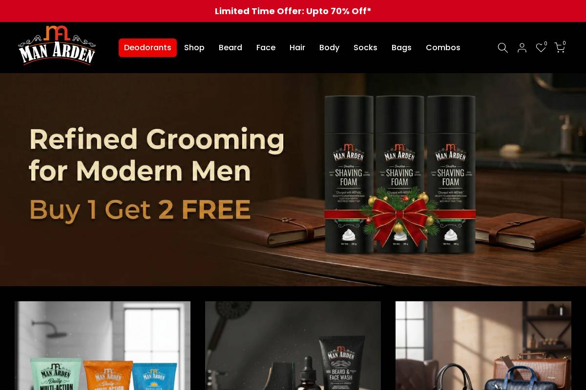 manarden.com homepage screenshot