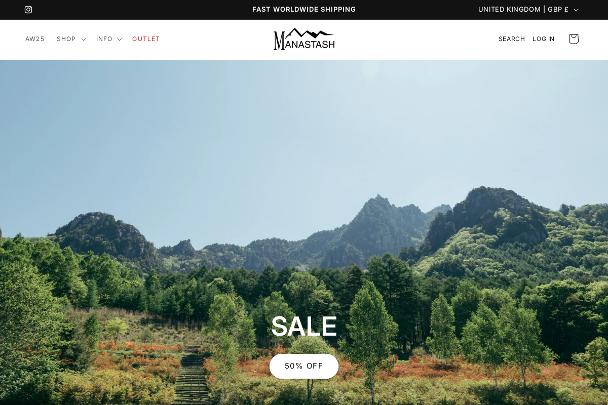 manastash-europe.com homepage screenshot