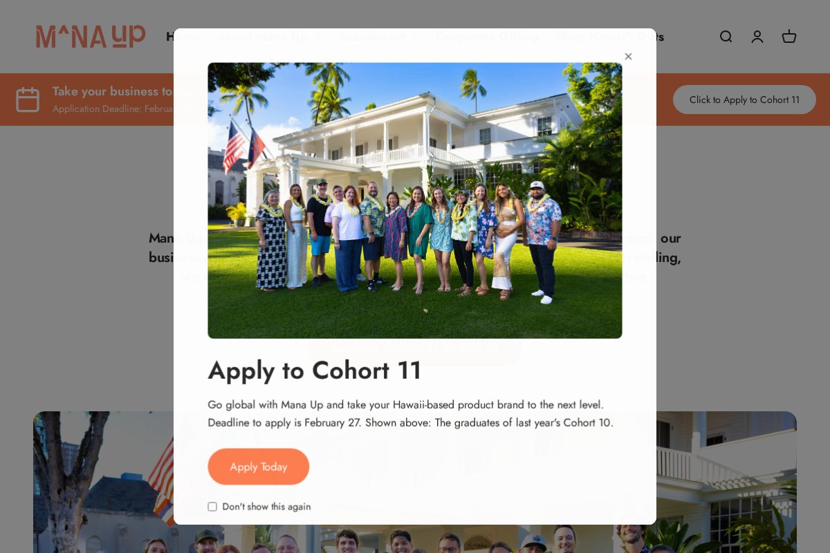 manauphawaii.com homepage screenshot