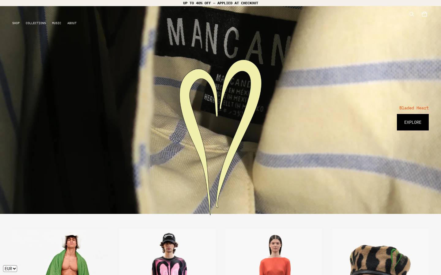 mancandy.mx homepage screenshot