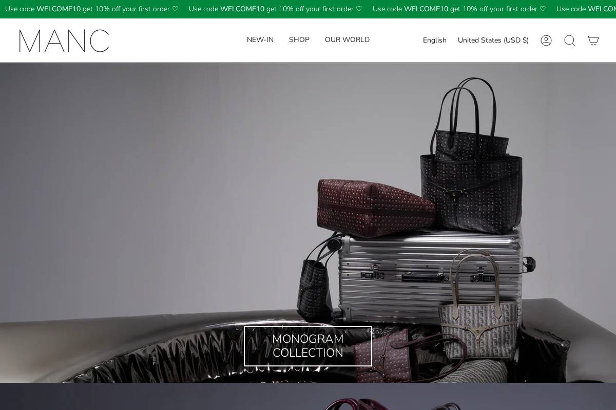 mancofficial.com homepage screenshot