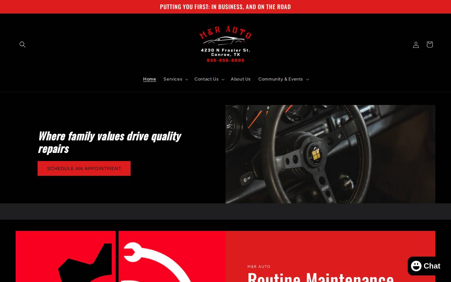 mandrauto.shop homepage screenshot