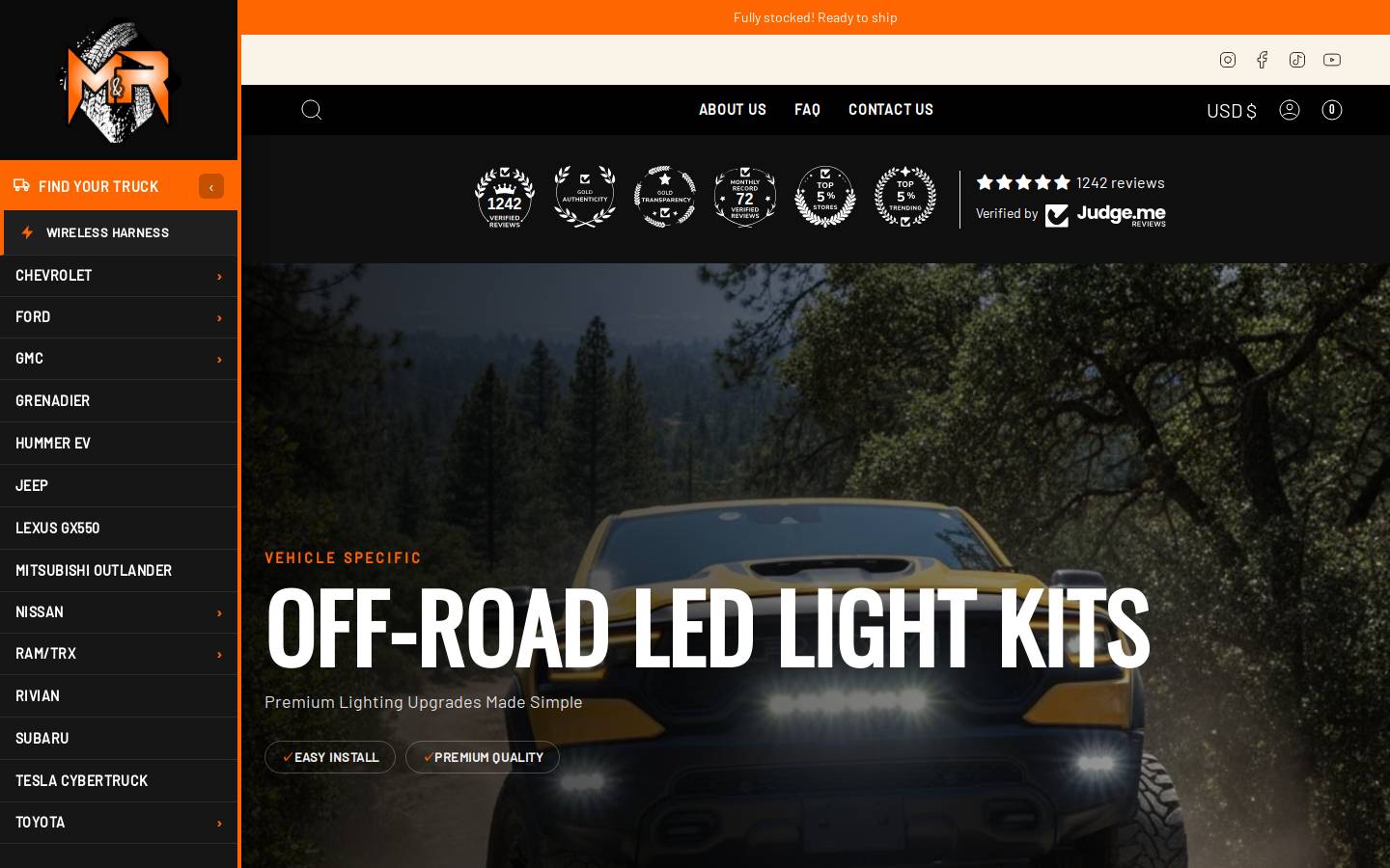 mandronline.com homepage screenshot