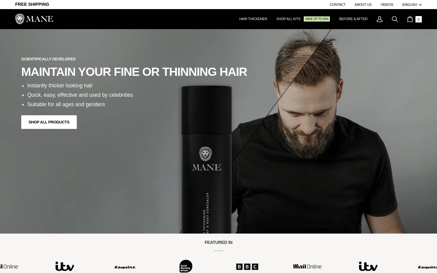 maneeurope.com homepage screenshot