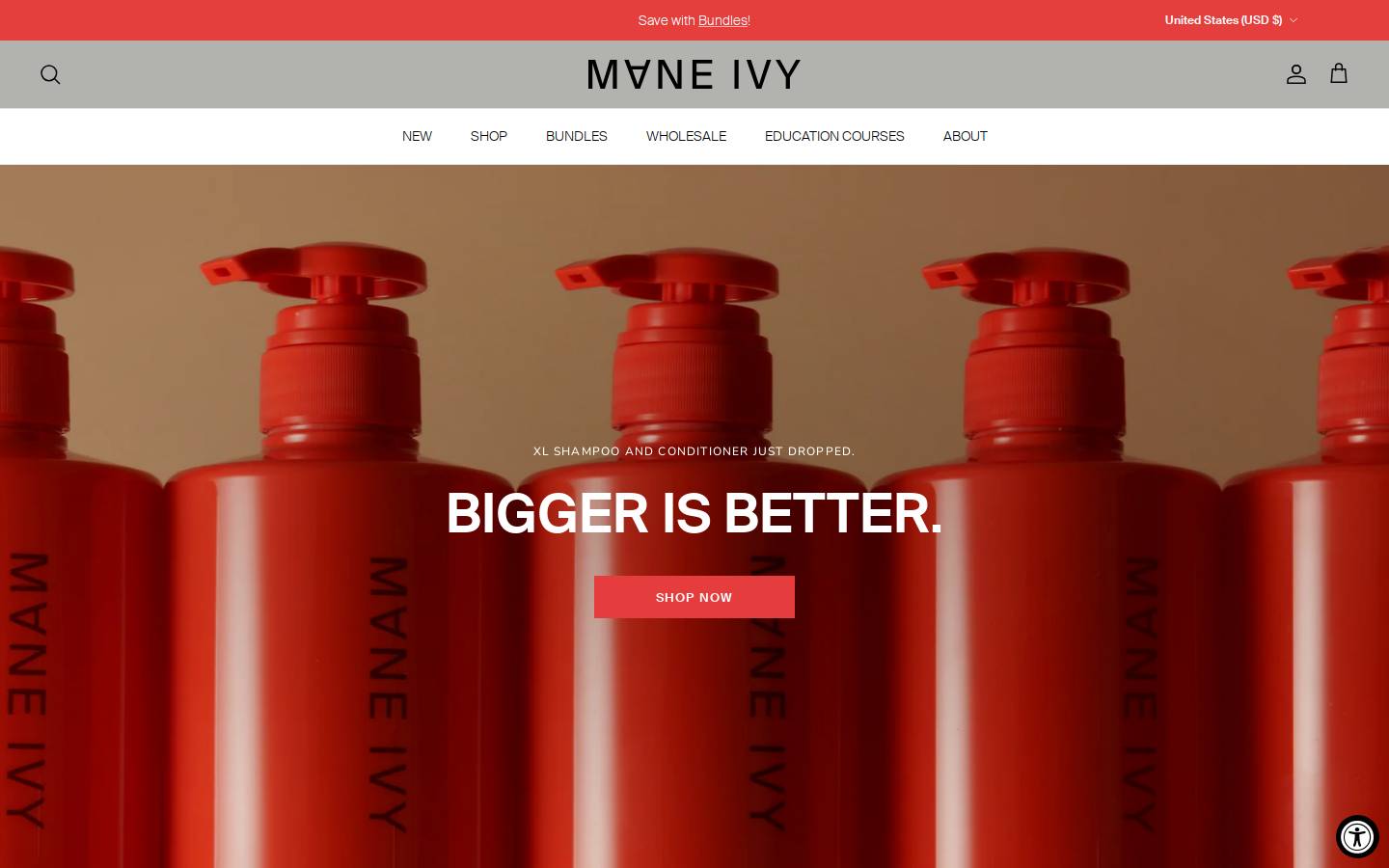 maneivy.com homepage screenshot