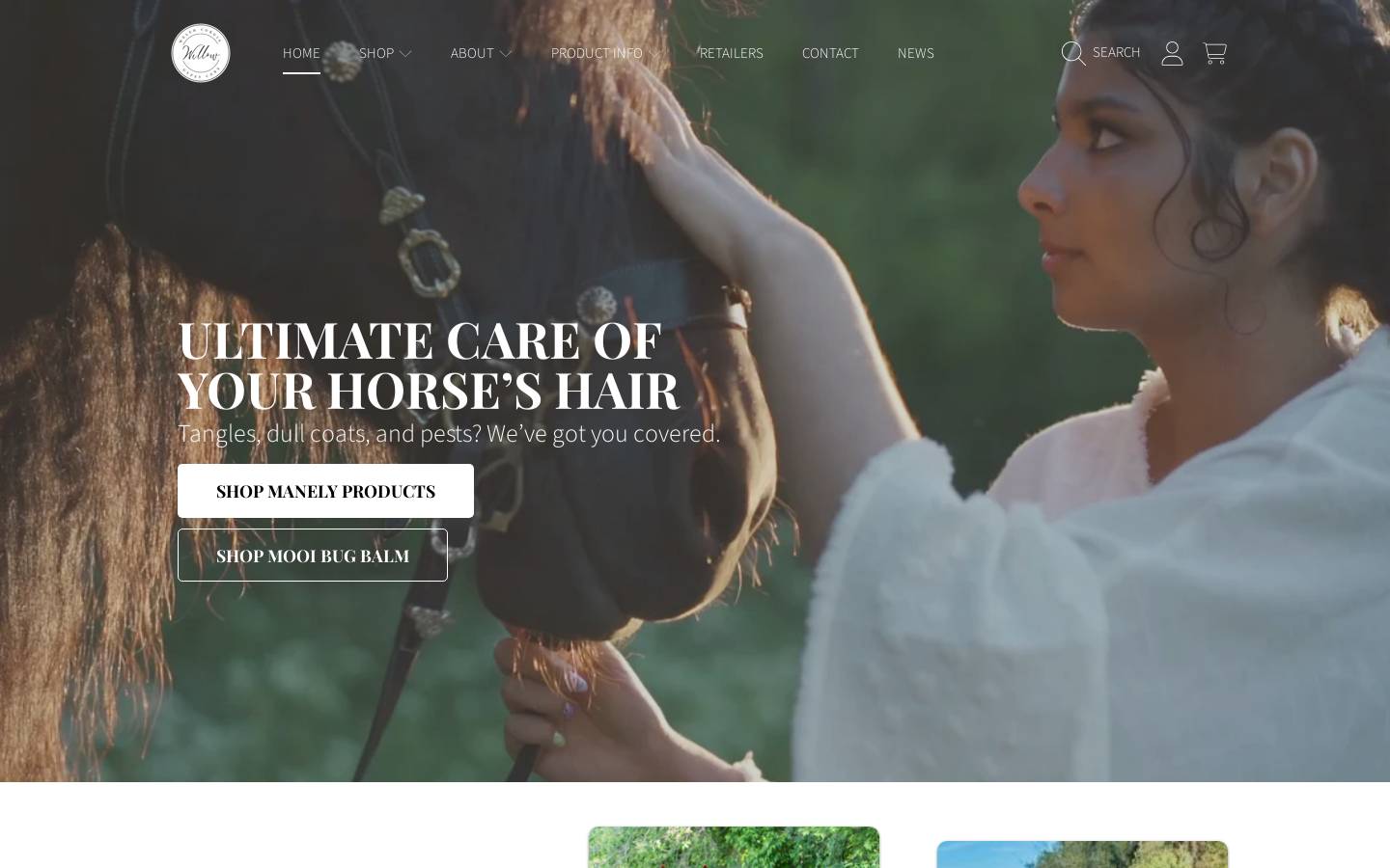 manelylonghair.ca homepage screenshot