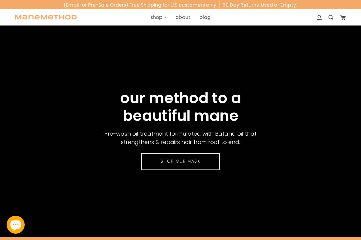 manemethod.co homepage screenshot
