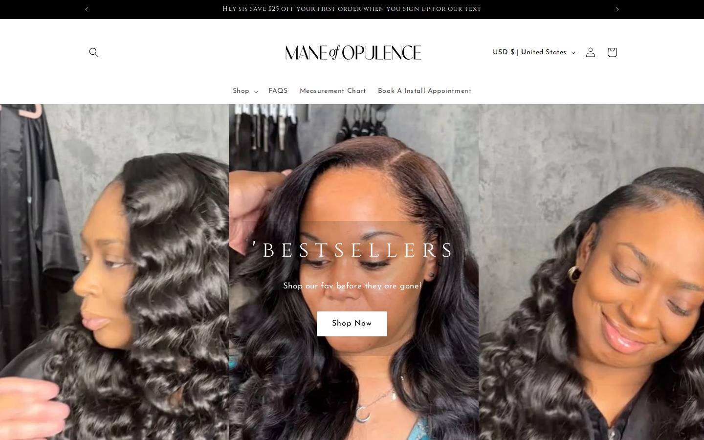 maneofopulence.com homepage screenshot