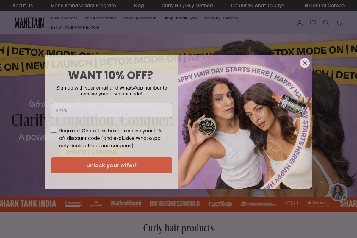 Manetain Store homepage screenshot