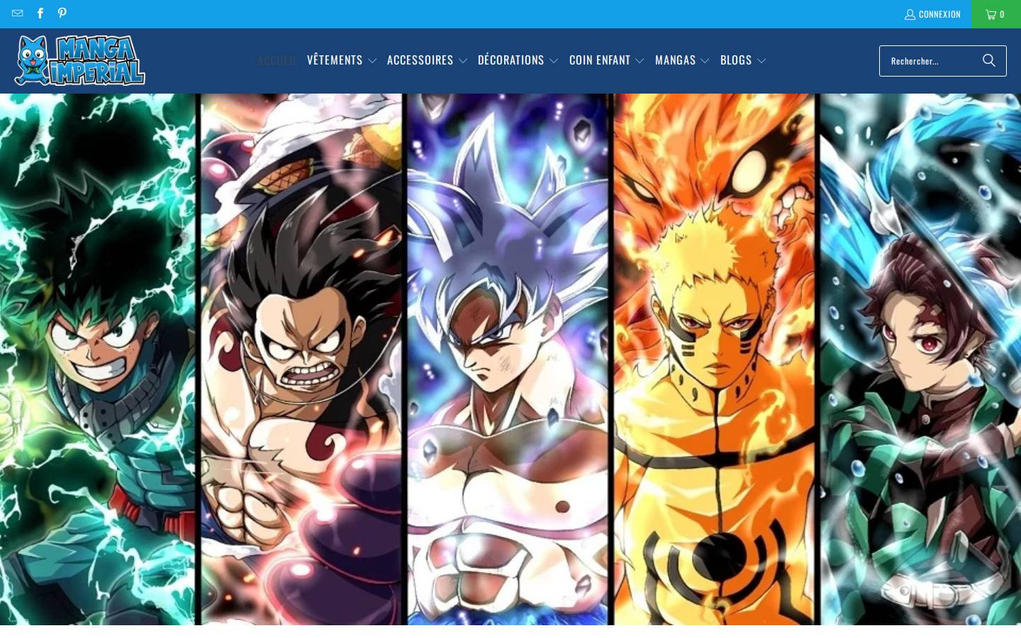 Manga Imperial homepage screenshot