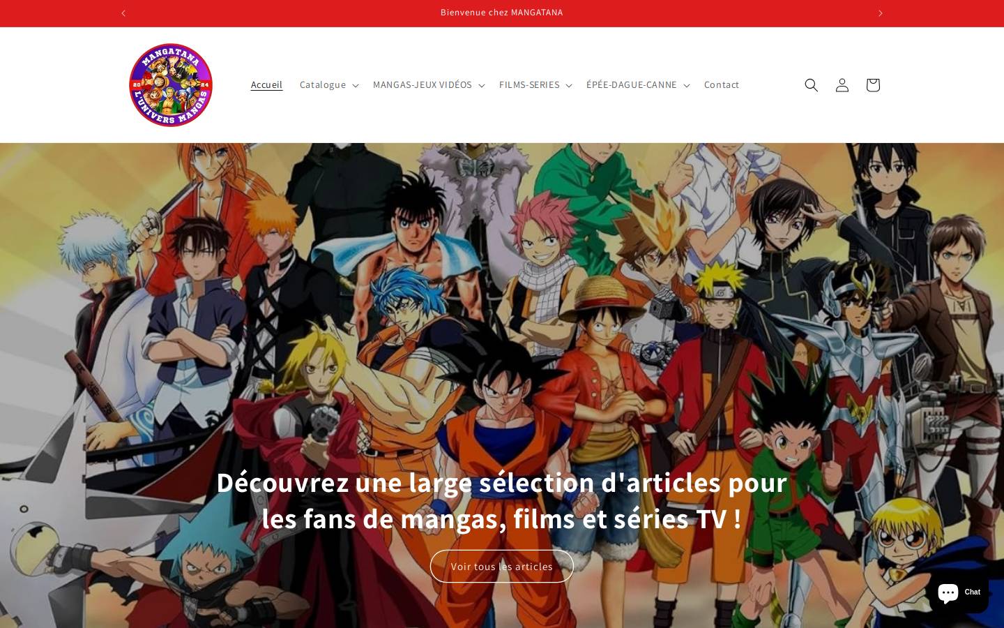mangatana.com homepage screenshot
