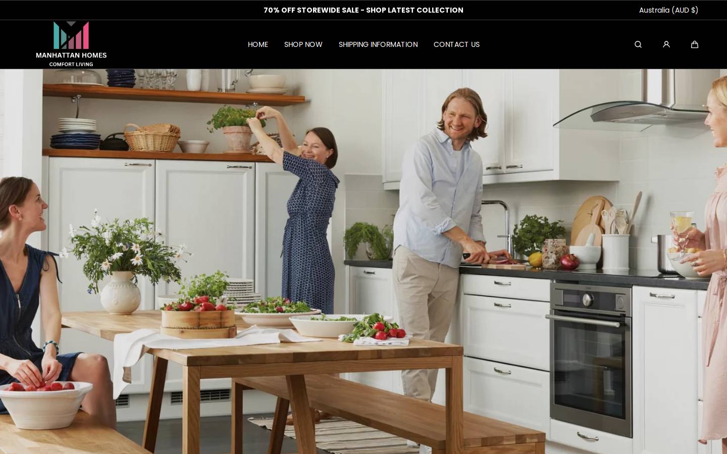 manhattan-homes.com homepage screenshot