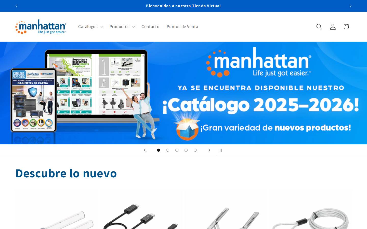 manhattanproducts.mx homepage screenshot