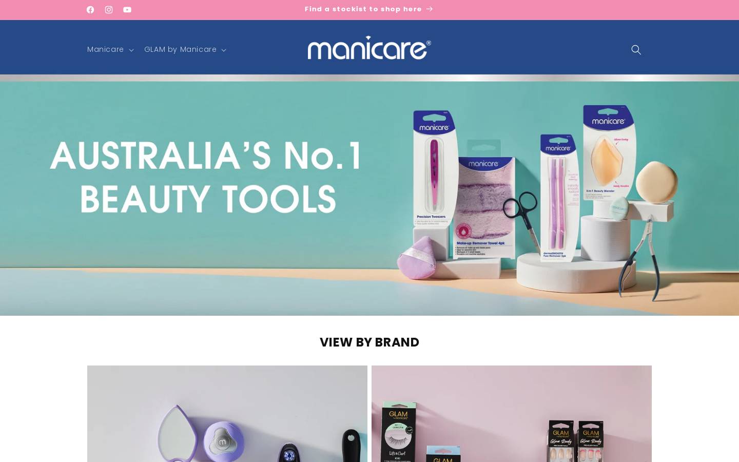 manicare.co.nz homepage screenshot
