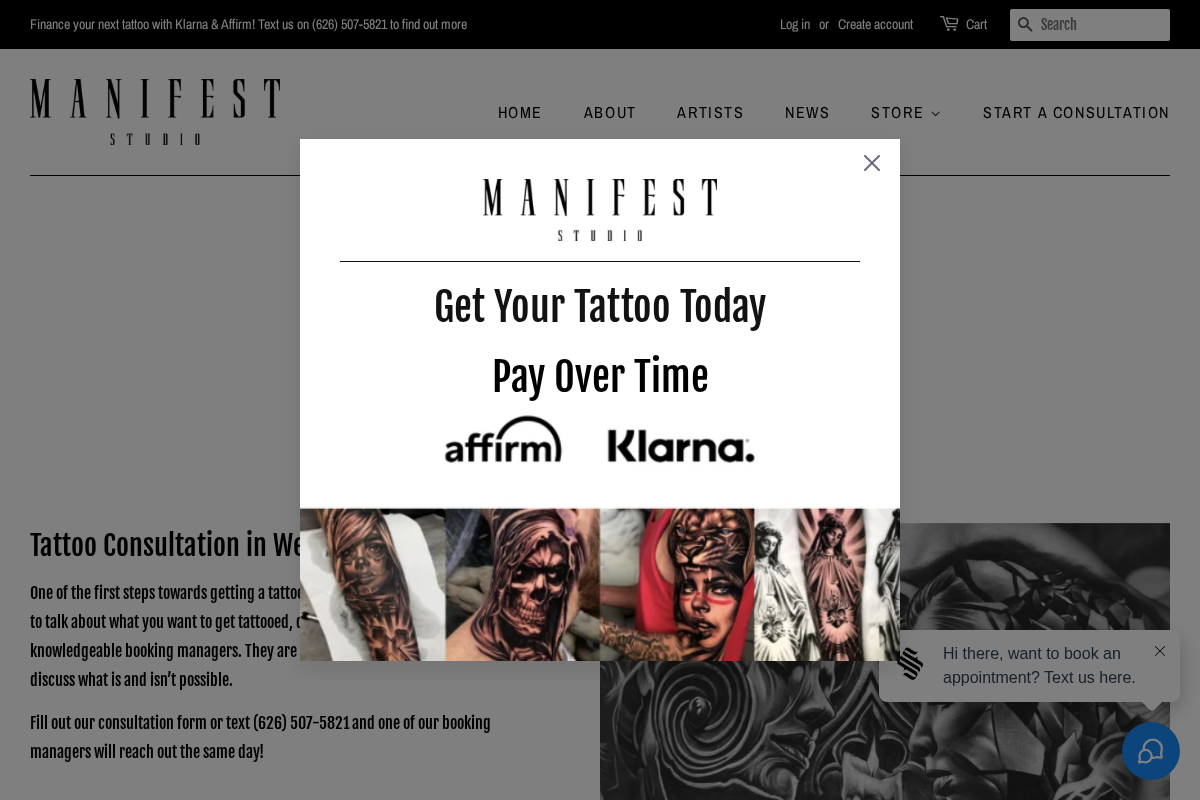 Manifest Studio homepage screenshot