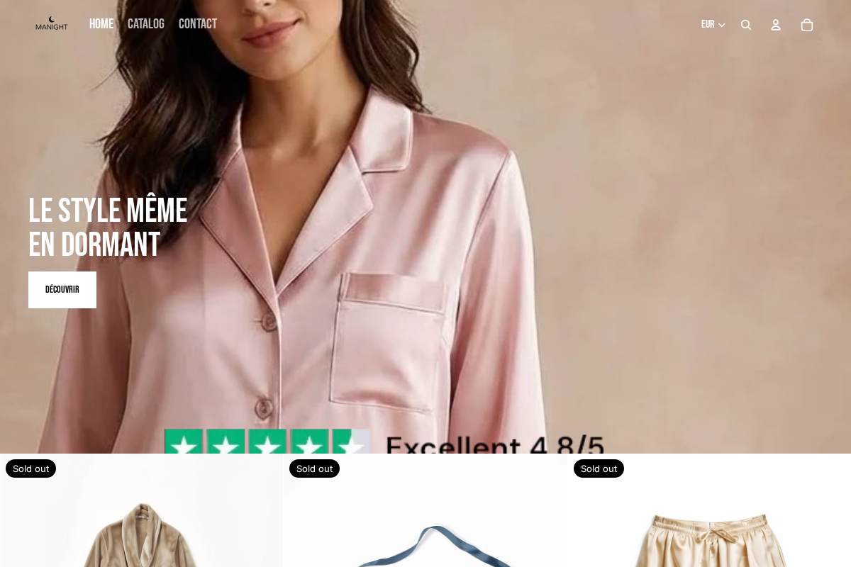 Ma night homepage screenshot