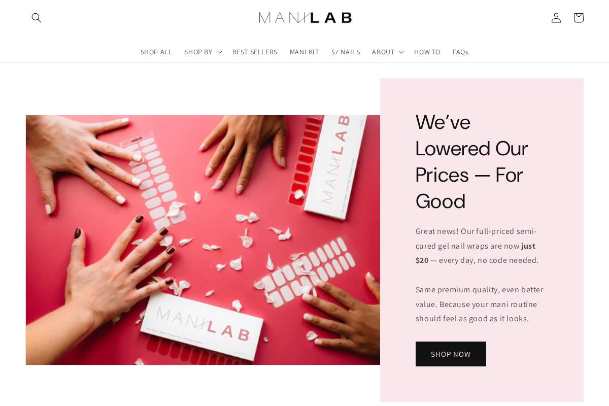 manilab.com.au homepage screenshot