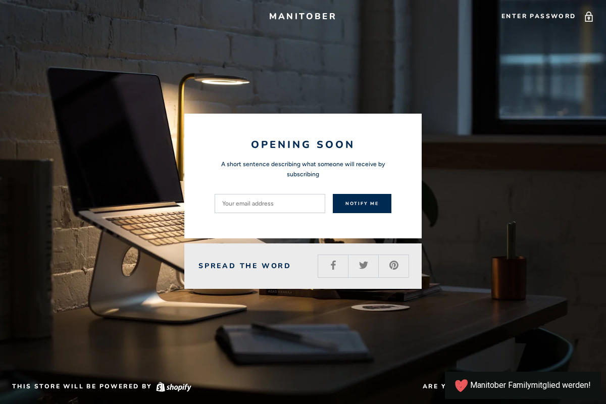 manitober.eu homepage screenshot