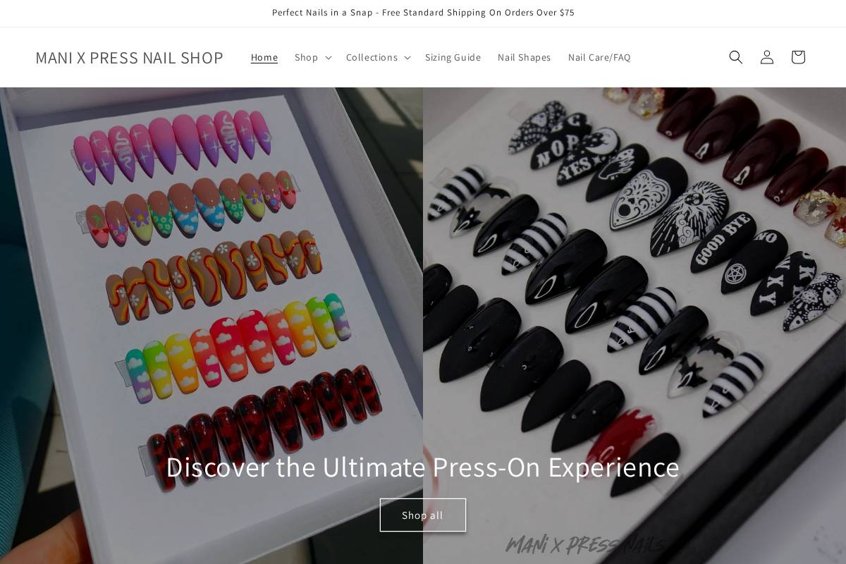 manixpress.com homepage screenshot