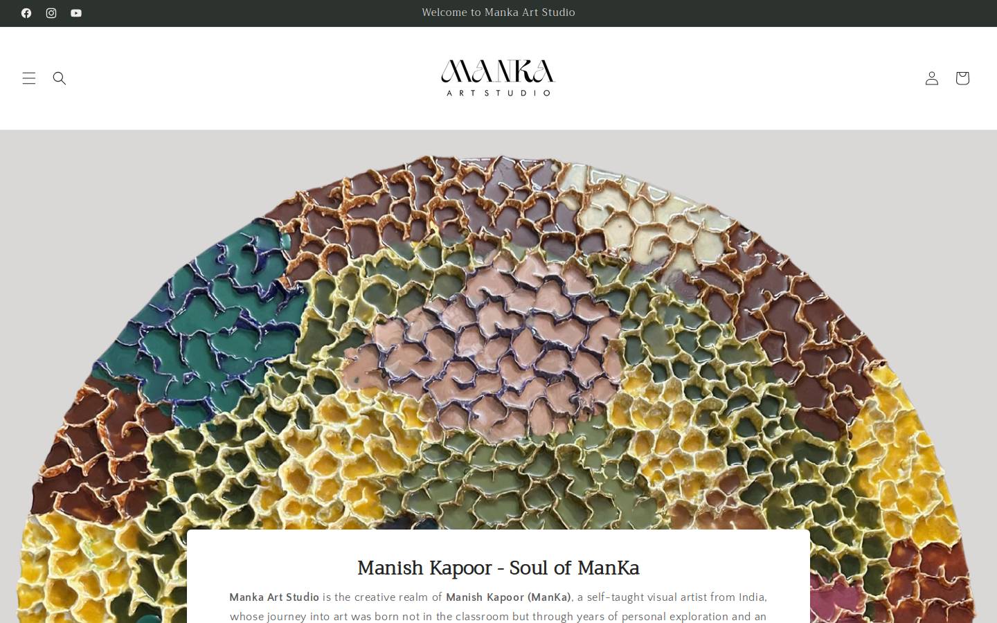 mankaartstudio.com homepage screenshot