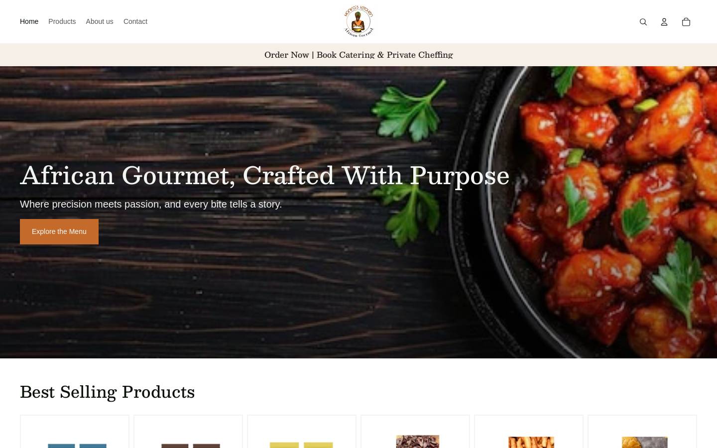 mankaskitchen.com homepage screenshot