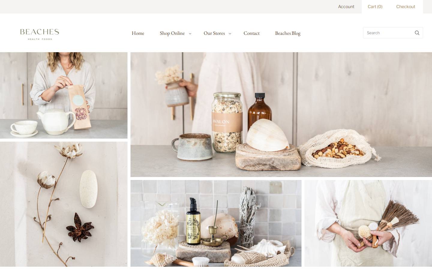 manlyhealthfoods.com.au homepage screenshot