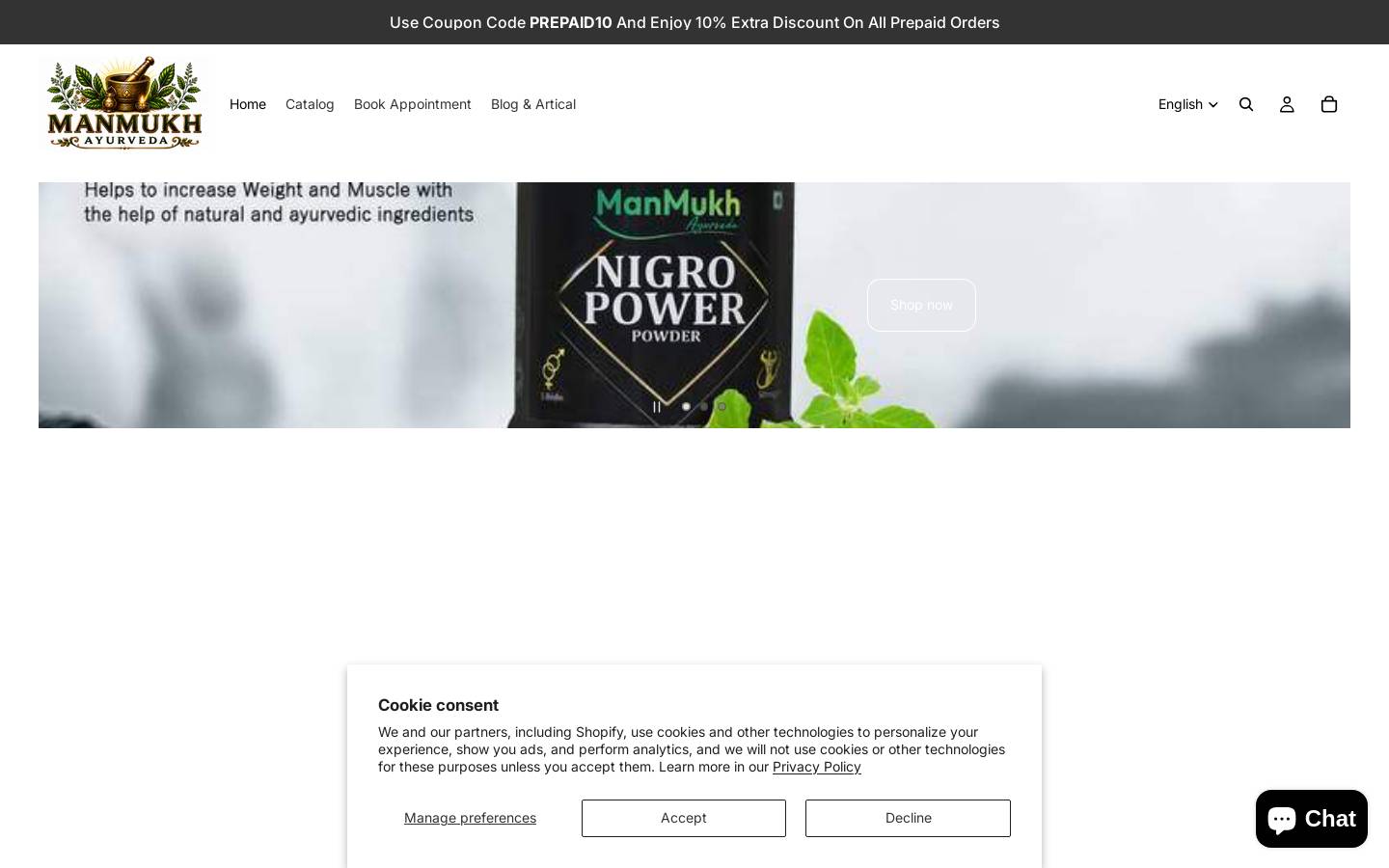 manmukh.in homepage screenshot