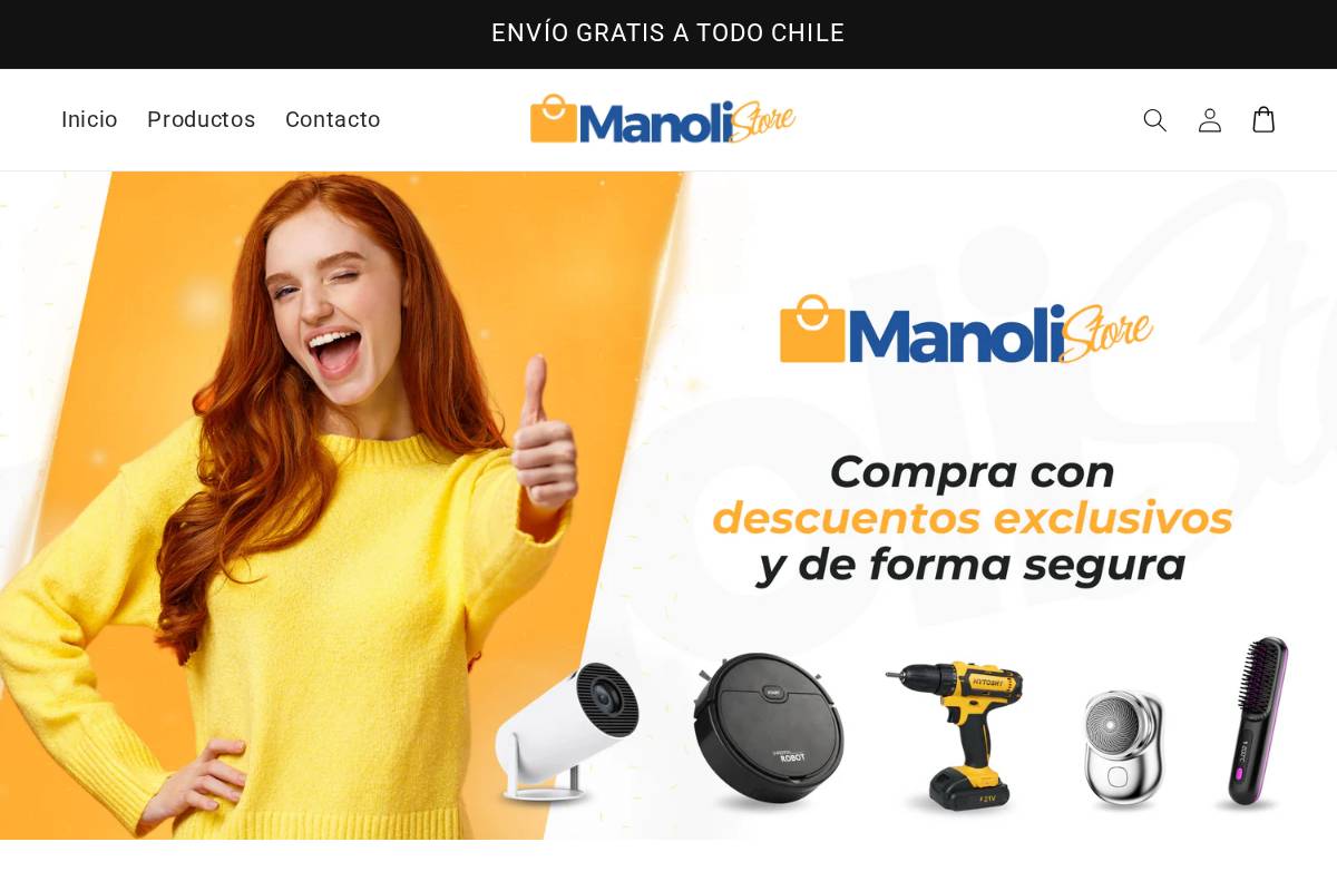 manolistore.com homepage screenshot