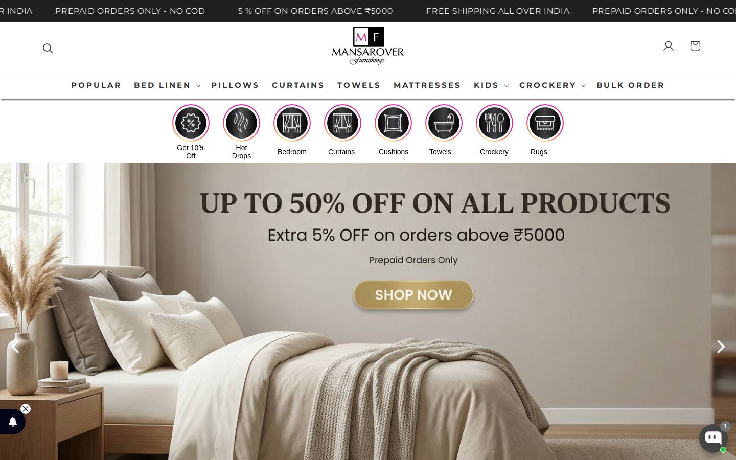 mansarover.net homepage screenshot