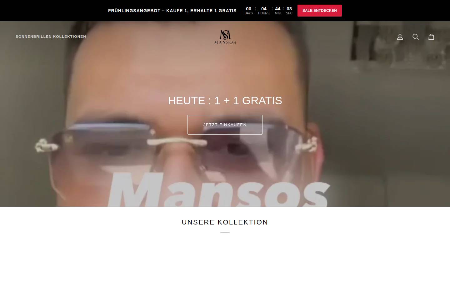 mansos.co homepage screenshot