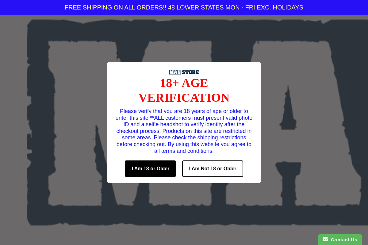 manstorehq.com homepage screenshot