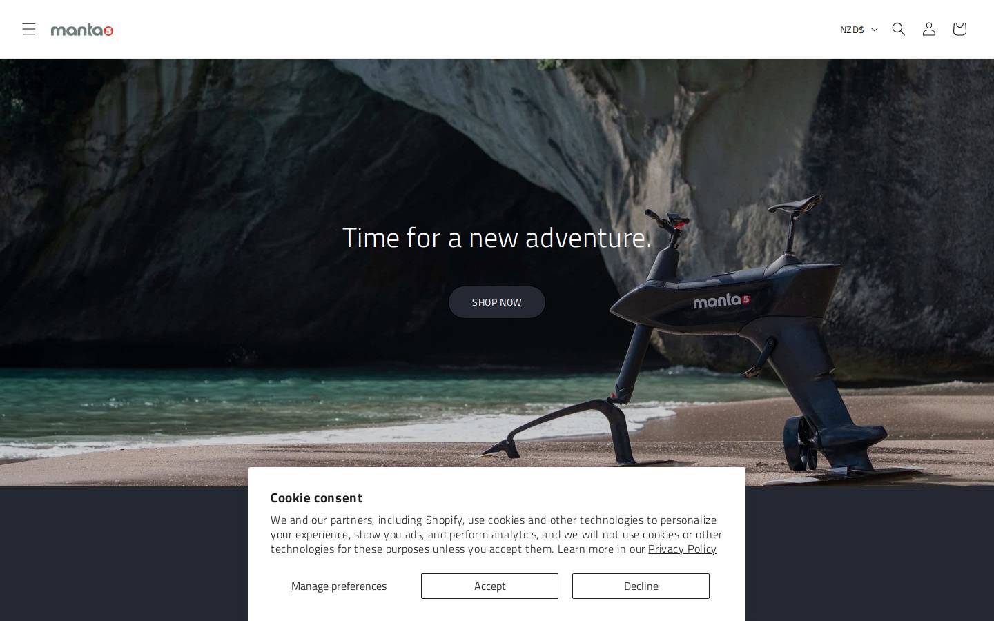 manta5.com homepage screenshot
