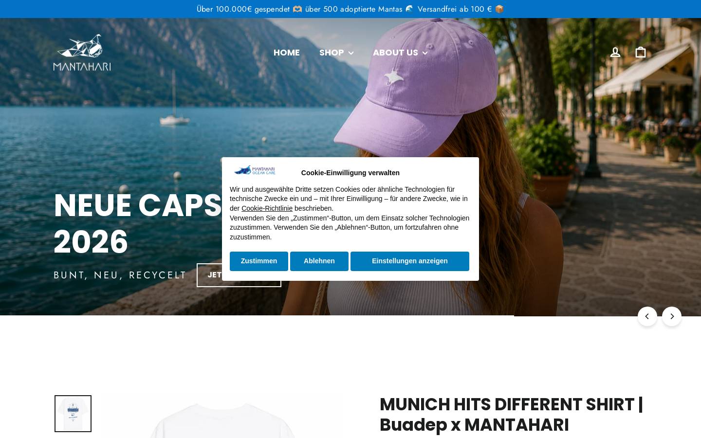 Mantahari homepage screenshot