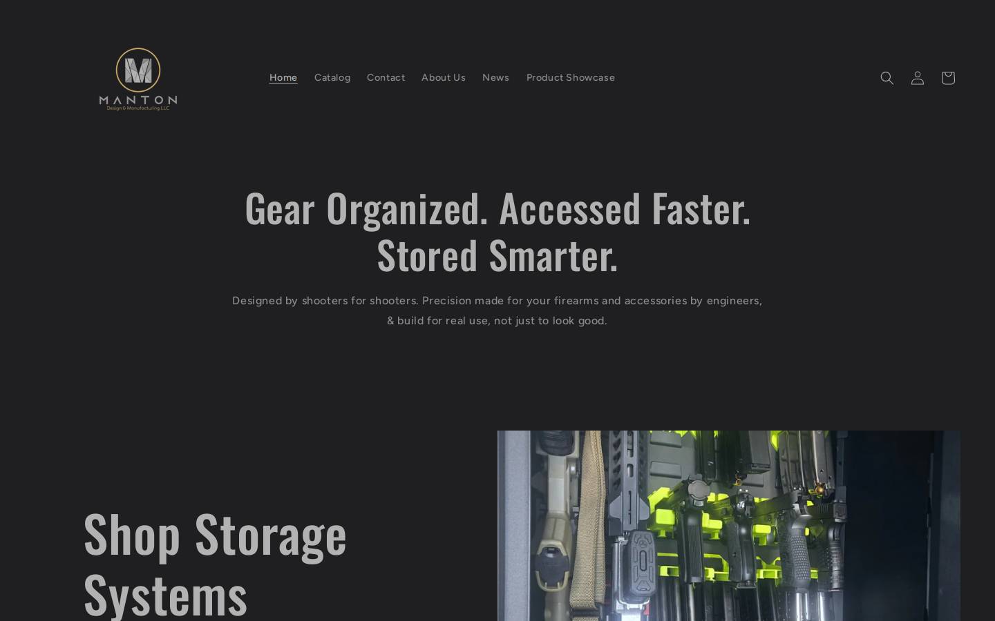 mantondm.com homepage screenshot