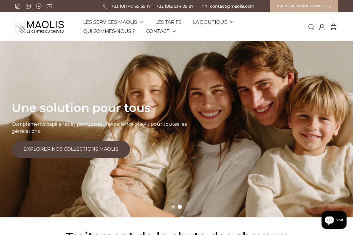 maolis.com homepage screenshot