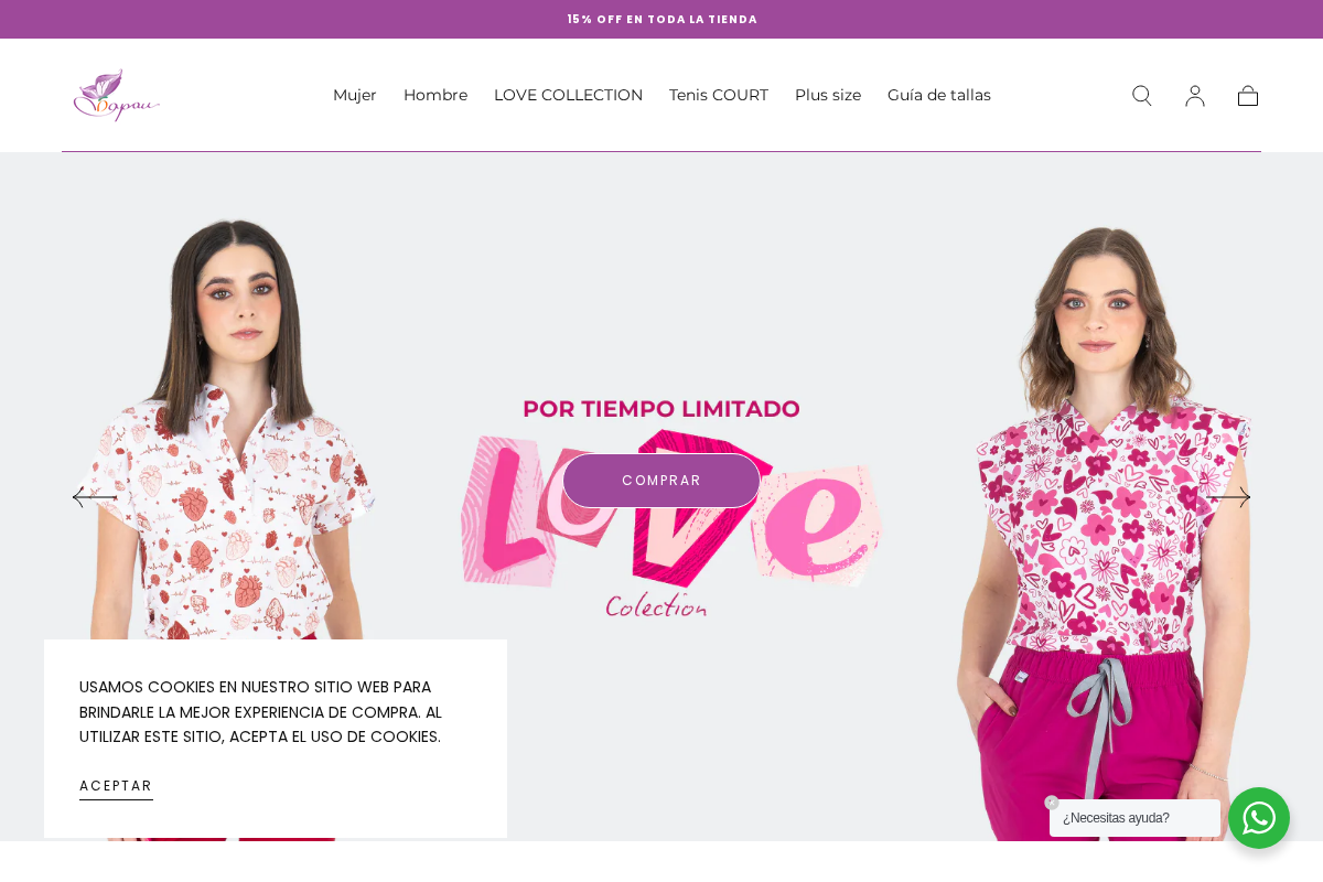 MAPAU SCRUBS homepage screenshot