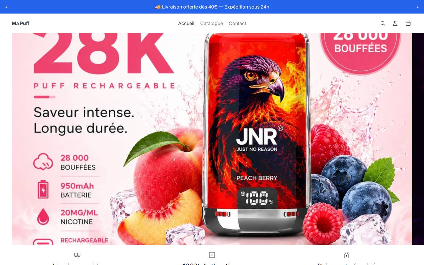 mapuff.com homepage screenshot