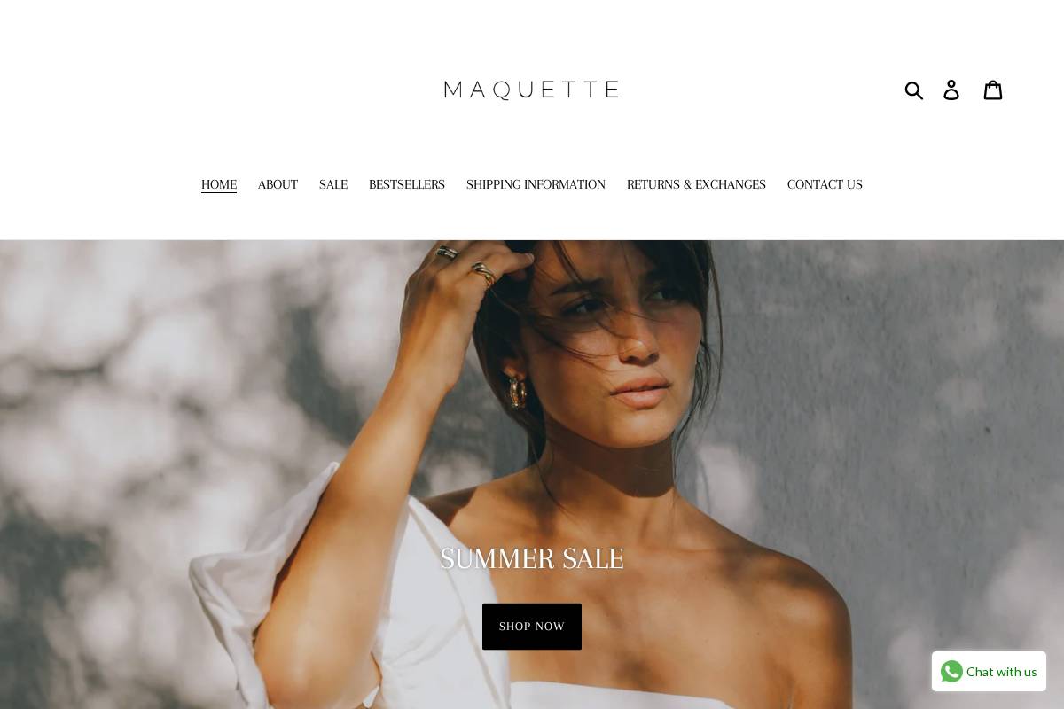 maquette.pt homepage screenshot