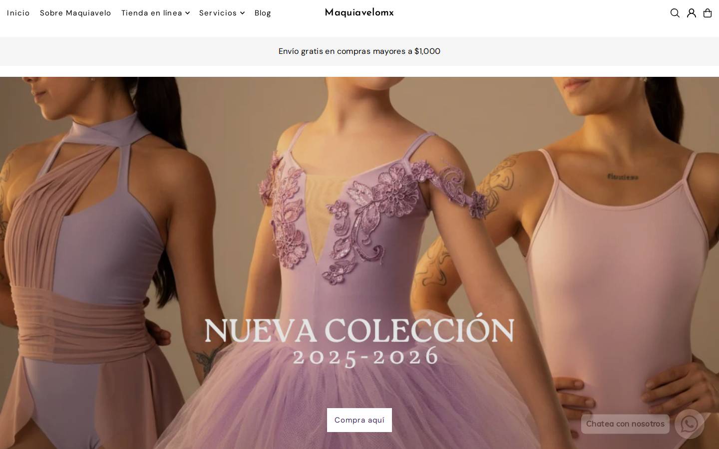 maquiavelomx.com homepage screenshot