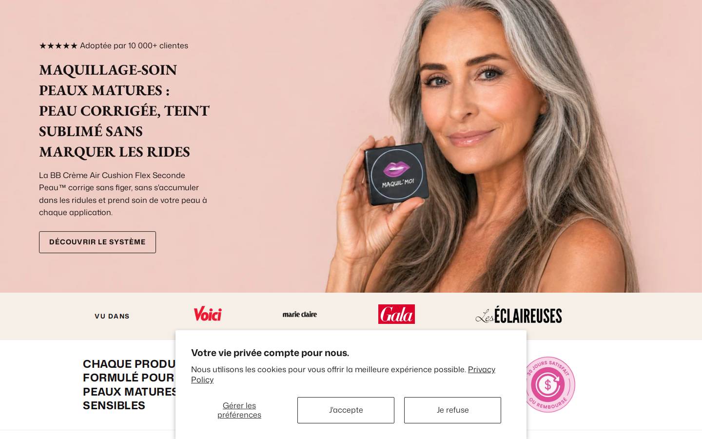 maquilmoi.com homepage screenshot